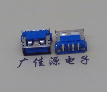 青海usb2.0接口 AF短体10.0母座 卧式直边 连接器插座
